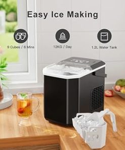 Ice maker store-Ice Maker Countertop- Portable Ice Machine with Carry Handle 2