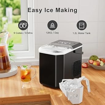 Ice maker store-Ice Maker Countertop- Portable Ice Machine with Carry Handle 2 Ice maker store-Ice Maker Countertop- Portable Ice Machine with Carry Handle - Image 2