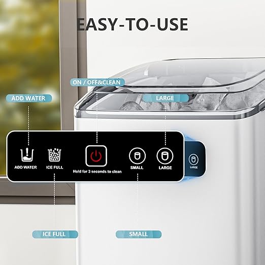 Ice maker store-Antarctic Star Countertop Ice Maker-Portable Ice Machine with Handle 3 Ice maker store-Antarctic Star Countertop Ice Maker-Portable Ice Machine with Handle - Image 3
