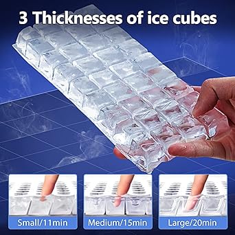 Ice maker store-Commercial Ice Maker Machine 70LBS/24H with 18LBS Storage Bin- Stainless Steel Under Counter Large Ice Machine 3 Ice maker store-Commercial Ice Maker Machine 70LBS/24H with 18LBS Storage Bin- Stainless Steel Under Counter Large Ice Machine - Image 3