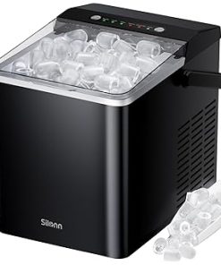 Ice maker store-Silonn Ice Maker Countertop- Portable Ice Maker with Carry Handle