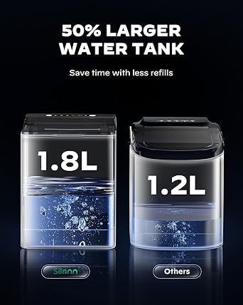 Ice maker store-Silonn Ice Maker Countertop- Portable Ice Maker with Carry Handle 3 Ice maker store-Silonn Ice Maker Countertop- Portable Ice Maker with Carry Handle - Image 3