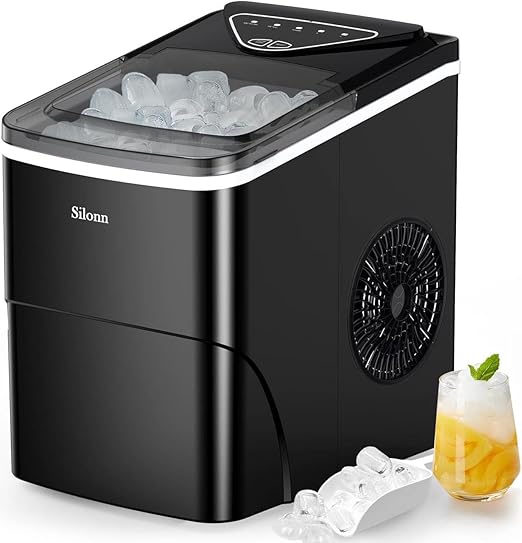 Ice maker store-Silonn Ice Makers Countertop – Auto-Cleaning Portable Ice Maker Machine- 26lbs in 24Hrs Ice maker store-Silonn Ice Makers Countertop - Auto-Cleaning Portable Ice Maker Machine- 26lbs in 24Hrs