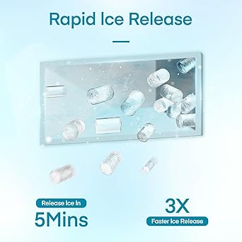 Ice maker store-55lbs Countertop Nugget Ice Maker – Pebble Ice Machine- Soft Chewable Pellets in 5 Min 2 Ice maker store-55lbs Countertop Nugget Ice Maker – Pebble Ice Machine- Soft Chewable Pellets in 5 Min - Image 2