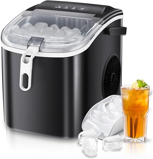 Ice maker store-Antarctic Star Countertop Ice Maker Portable Ice Machine with Handle-Bullet Ice Ice maker store-Antarctic Star Countertop Ice Maker Portable Ice Machine with Handle-Bullet Ice