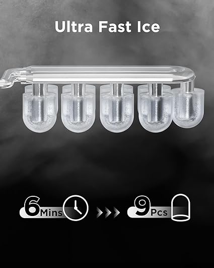 Ice maker store-Silonn Ice Makers Countertop – Auto-Cleaning Portable Ice Maker Machine- 26lbs in 24Hrs 2 Ice maker store-Silonn Ice Makers Countertop - Auto-Cleaning Portable Ice Maker Machine- 26lbs in 24Hrs - Image 2