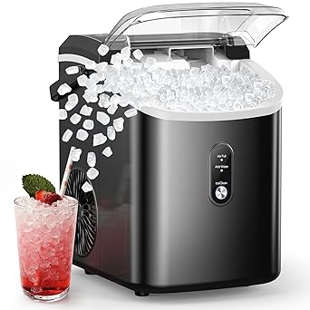 Ice maker store-COWSAR Nugget Ice Makers Countertop- Pebble Ice Maker Machine with Soft Chewable Ice Ice maker store-COWSAR Nugget Ice Makers Countertop- Pebble Ice Maker Machine with Soft Chewable Ice