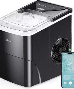 Ice maker store-Silonn Smart Countertop Ice Maker – 9 Bullet Cubes in 6 Mins- 26 lbs per Day
