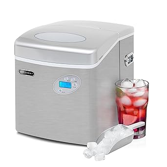 Ice maker store-Whynter IMC-491DC Portable 49lb Capacity Stainless Steel with Water Connection Ice Makers- One Size Ice maker store-Whynter IMC-491DC Portable 49lb Capacity Stainless Steel with Water Connection Ice Makers- One Size