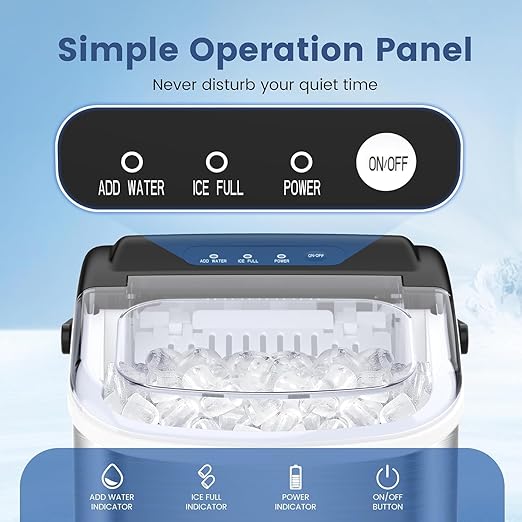 Ice maker store-Stainless Steel Countertop Ice Maker- 26.5Lbs per Day 3 Ice maker store-Stainless Steel Countertop Ice Maker- 26.5Lbs per Day - Image 3