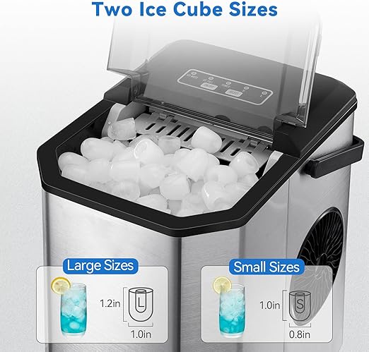 Ice maker store-Garvee Countertop Ice Maker- 26 lbs in 24 Hrs 2 Ice maker store-Garvee Countertop Ice Maker- 26 lbs in 24 Hrs - Image 2