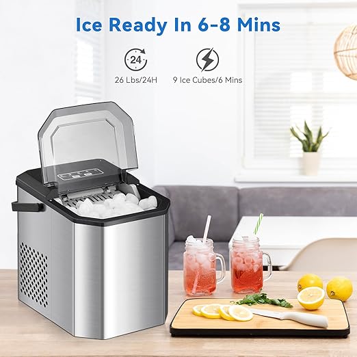 Ice maker store-Garvee Countertop Ice Maker- 26 lbs in 24 Hrs 3 Ice maker store-Garvee Countertop Ice Maker- 26 lbs in 24 Hrs - Image 3