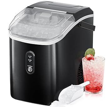 Ice maker store-Nugget Countertop Ice Maker with Chewable Pellet Ice- Antarctic Star Portable Ice Machine Pebble Ice with Self-Cleaning Ice maker store-Nugget Countertop Ice Maker with Chewable Pellet Ice- Antarctic Star Portable Ice Machine Pebble Ice with Self-Cleaning