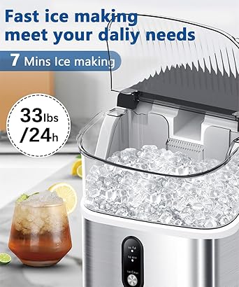 Ice maker store-Joy Pebble Nugget Ice Maker Countertop- 10 2 Ice maker store-Joy Pebble Nugget Ice Maker Countertop- 10 - Image 2