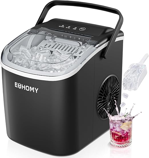 Ice maker store-EUHOMY Countertop Ice Maker Machine with Handle- 26lbs in 24Hrs Ice maker store-EUHOMY Countertop Ice Maker Machine with Handle- 26lbs in 24Hrs