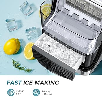 Ice maker store-Ice Cube Maker Countertop- 35lbs/Day 2 Ice maker store-Ice Cube Maker Countertop- 35lbs/Day - Image 2