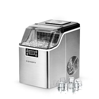 Ice maker store-EUHOMY Ice Cube Maker Machine Countertop- 2 Ways to Add Water Ice maker store-EUHOMY Ice Cube Maker Machine Countertop- 2 Ways to Add Water