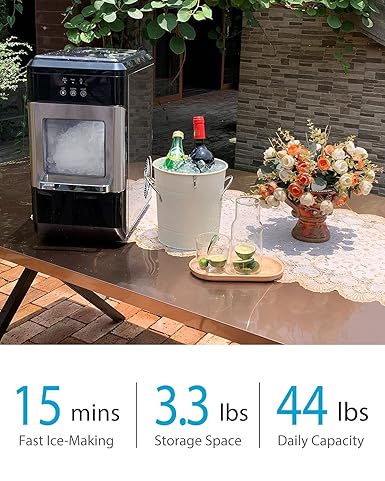 Ice maker store-Cool Life COOLHOME Countertop Crunchy Chewable Nugget Ice Maker with Ice Scoop-3 lbs. Ice Storage 2 Ice maker store-Cool Life COOLHOME Countertop Crunchy Chewable Nugget Ice Maker with Ice Scoop-3 lbs. Ice Storage - Image 2