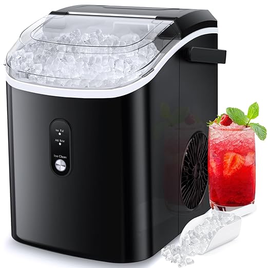 Ice maker store-COWSAR Nugget Ice Maker Countertop- Chewable Pebble Ice 34Lbs Per Day Ice maker store-COWSAR Nugget Ice Maker Countertop- Chewable Pebble Ice 34Lbs Per Day