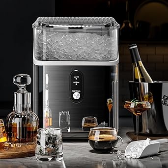 Ice maker store-Nugget Ice Maker Countertop- 35Lbs/Day Portable Table Top Machine with Chewable & Crushed Ice 3 Ice maker store-Nugget Ice Maker Countertop- 35Lbs/Day Portable Table Top Machine with Chewable & Crushed Ice - Image 3