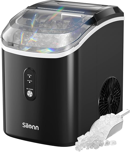 Ice maker store-Silonn Nugget Ice Makers Countertop- Chewable Pellet Ice Machine with Self Cleaning Function Ice maker store-Silonn Nugget Ice Makers Countertop- Chewable Pellet Ice Machine with Self Cleaning Function
