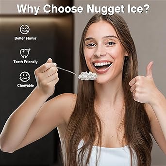 Ice maker store-Nugget Ice Makers Countertop- Pebble Ice Machine with Chewable Pellet Ice 2 Ice maker store-Nugget Ice Makers Countertop- Pebble Ice Machine with Chewable Pellet Ice - Image 2