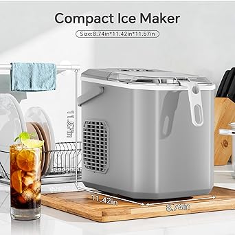 Ice maker store-Crzoe Ice Makers Countertop- Ice Machine with Handle 3 Ice maker store-Crzoe Ice Makers Countertop- Ice Machine with Handle - Image 3