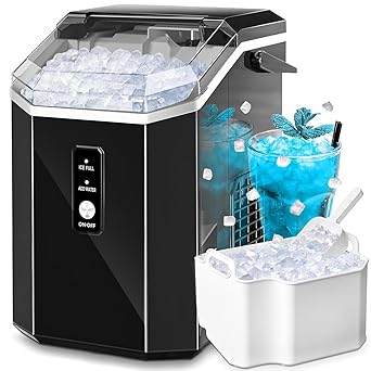 Ice maker store-AGLUCKY Nugget Ice Maker Countertop- Portable Pebble Ice Maker Machine with Handle Ice maker store-AGLUCKY Nugget Ice Maker Countertop- Portable Pebble Ice Maker Machine with Handle