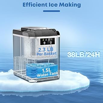 Ice maker store-Nugget Ice Maker Countertop- 38LBS/Day 2 Ice maker store-Nugget Ice Maker Countertop- 38LBS/Day - Image 2