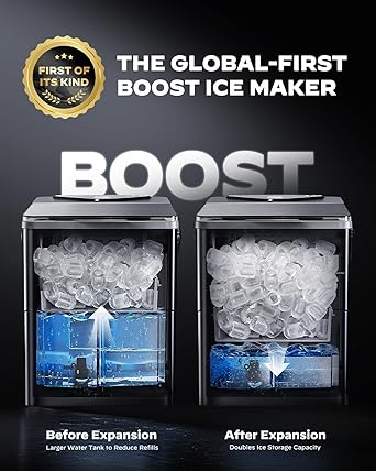 Ice maker store-Silonn Countertop Ice Maker with Expanding Ice Basket- 9 Cubes in 6 Mins 2 Ice maker store-Silonn Countertop Ice Maker with Expanding Ice Basket- 9 Cubes in 6 Mins - Image 2