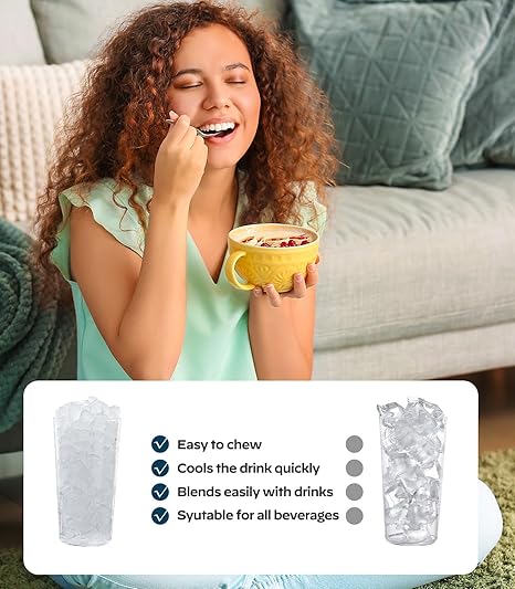 Ice maker store-Silonn Nugget Ice Maker Countertop – 33lbs/24H- Pebble Ice Maker Machine with Self-Cleaning Function 2 Ice maker store-Silonn Nugget Ice Maker Countertop - 33lbs/24H- Pebble Ice Maker Machine with Self-Cleaning Function - Image 2