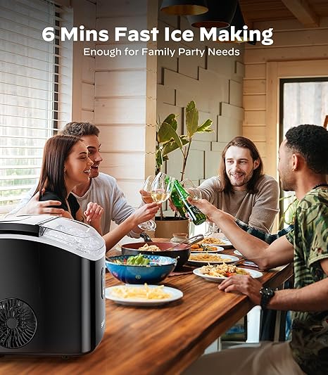 Ice maker store-Silonn Nugget Ice Makers Countertop- Chewable Pellet Ice Machine with Self Cleaning Function 2 Ice maker store-Silonn Nugget Ice Makers Countertop- Chewable Pellet Ice Machine with Self Cleaning Function - Image 2