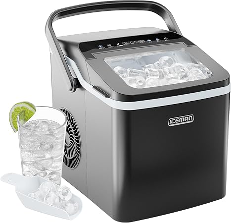 Ice maker store-Iceman Dual-Size Ice Maker Countertop – Portable Ice Machine- Large and Small Ice Machine Maker with Self Cleaning 2 Ice maker store-Iceman Dual-Size Ice Maker Countertop - Portable Ice Machine- Large and Small Ice Machine Maker with Self Cleaning - Image 2