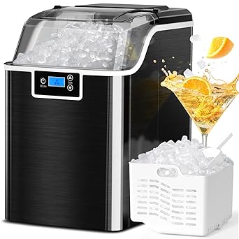 Ice maker store-ZAFRO Nugget Ice Makers Countertop-45lbs/Day Pebble Ice Maker Machine with Self-Cleaning Ice maker store-ZAFRO Nugget Ice Makers Countertop-45lbs/Day Pebble Ice Maker Machine with Self-Cleaning