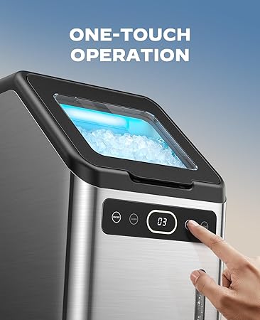 Ice maker store-Totnz Nugget Ice Maker Countertop- 44lbs per Day with Self-Cleaning Function 3 Ice maker store-Totnz Nugget Ice Maker Countertop- 44lbs per Day with Self-Cleaning Function - Image 3
