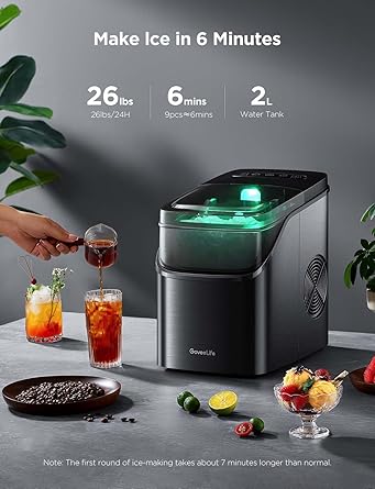Ice maker store-GoveeLife Smart Ice Maker Countertop- Portable Ice Machine with Voice Control 3 Ice maker store-GoveeLife Smart Ice Maker Countertop- Portable Ice Machine with Voice Control - Image 3
