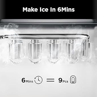 Ice maker store-Countertop Ice Maker- 9 Cubes Ready in 6 Mins 3 Ice maker store-Countertop Ice Maker- 9 Cubes Ready in 6 Mins - Image 3