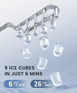Ice maker store-Ice Maker Countertop- Portable Ice Machine 9 Cubes in 6 Mins 2