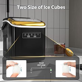 Ice maker store-Ice Maker Machine Countertop Portable Compact Small Bullet Ice Maker with Self Cleaning-9 Cubes in 6 Mins 3 Ice maker store-Ice Maker Machine Countertop Portable Compact Small Bullet Ice Maker with Self Cleaning-9 Cubes in 6 Mins - Image 3