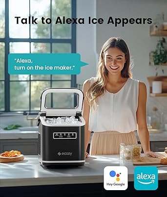 Ice maker store-ecozy Smart Ice Maker- Portable Ice Makers Countertop with App Remote & Voice Control 2 Ice maker store-ecozy Smart Ice Maker- Portable Ice Makers Countertop with App Remote & Voice Control - Image 2