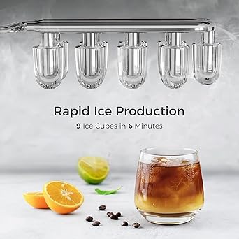 Ice maker store-Crzoe Ice Makers Countertop- Ice Machine with Handle 2 Ice maker store-Crzoe Ice Makers Countertop- Ice Machine with Handle - Image 2