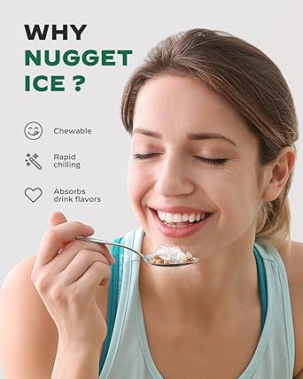 Ice maker store-Silonn Nugget Ice Maker Countertop- Pebble Ice Maker with Soft Chewable Ice 2 Ice maker store-Silonn Nugget Ice Maker Countertop- Pebble Ice Maker with Soft Chewable Ice - Image 2