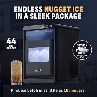 Ice maker store-Newair Nugget Ice Maker Countertop- 44 lbs in 24 Hours Ice Machine Nugget 2 Ice maker store-Newair Nugget Ice Maker Countertop- 44 lbs in 24 Hours Ice Machine Nugget - Image 2