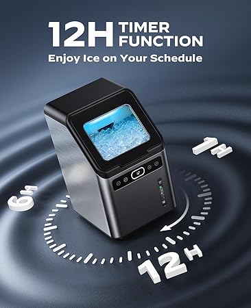 Ice maker store-Totnz Nugget Ice Maker Countertop- 44lbs per Day with Self-Cleaning Function 2 Ice maker store-Totnz Nugget Ice Maker Countertop- 44lbs per Day with Self-Cleaning Function - Image 2