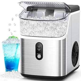 Ice maker store-Joy Pebble Stainless Steel Ice Maker Countertop- 10 Ice maker store-Joy Pebble Stainless Steel Ice Maker Countertop- 10