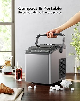 Ice maker store-Ice Makers Countertop – Ice Maker Machine 6 Mins 9 Bullet Ice- 26 Lbs/24 Hrs 3 Ice maker store-Ice Makers Countertop - Ice Maker Machine 6 Mins 9 Bullet Ice- 26 Lbs/24 Hrs - Image 3