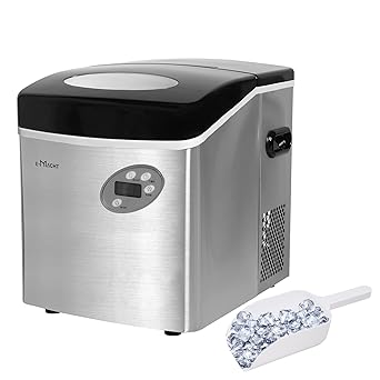 Ice maker store-Countertop Ice Maker Portable Ice Maker Machine with Handle- 3 Sizes of Bullet Ice for Home Kitchen Office Bar Party Ice maker store-Countertop Ice Maker Portable Ice Maker Machine with Handle- 3 Sizes of Bullet Ice for Home Kitchen Office Bar Party