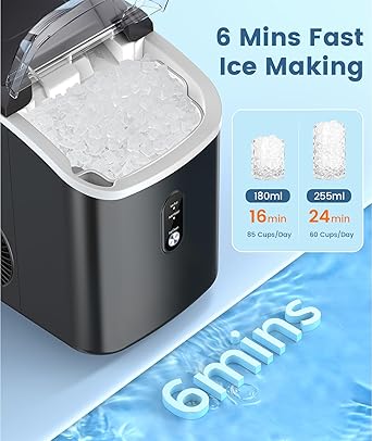 Ice maker store-COWSAR Nugget Ice Makers Countertop- Pebble Ice Maker Machine with Soft Chewable Ice 3 Ice maker store-COWSAR Nugget Ice Makers Countertop- Pebble Ice Maker Machine with Soft Chewable Ice - Image 3