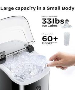 Ice maker store-Nugget Ice Maker Countertop- Silonn Chewable Pellet Ice Machine with Self Cleaning Function 2