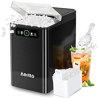 Ice maker store-Aeitto Nugget Ice Maker 40Lbs/24H- Countertop Soft Chewable Ice Pebble Ice Machine Ice maker store-Aeitto Nugget Ice Maker 40Lbs/24H- Countertop Soft Chewable Ice Pebble Ice Machine